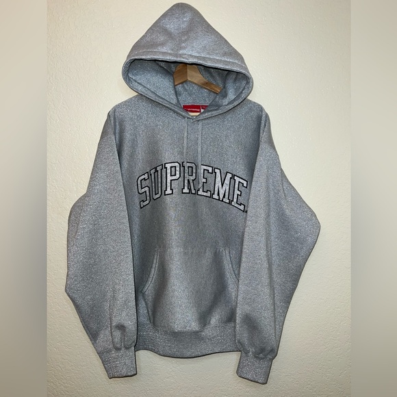 Supreme Other - Supreme Metallic Arc Hooded Sweatshirt Size Large
